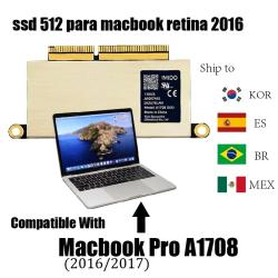 Macbook Disco SSD 1tb Para Laptop Compatible With A1708 Model Late 201