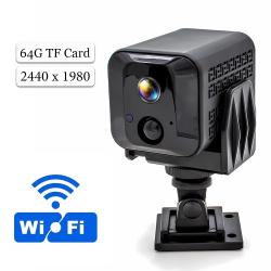 WGWK 4MP Mini Camera WIFI IR Night Vision Human Motion Detection Alarm