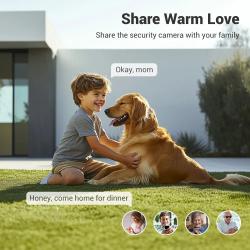 2PC Ease Life APP Wireless 1080P HD Indoor/Outdoor WiFi Security Camer