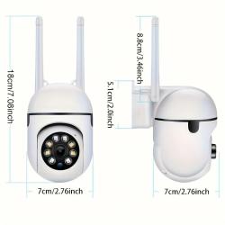 2PC Ease Life APP Wireless 1080P HD Indoor/Outdoor WiFi Security Camer
