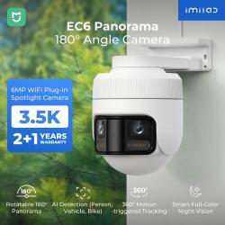 IMILAB New 3.5K 180° Panorama Outdoor Camera PTZ Security Cam for Home
