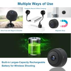 1080P 2.4G Wireless WiFi Camera Night Vision Motion Detection 360 Degr