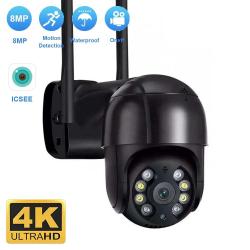 BELIA 8MP 4K IP Outdoor WiFi Camera Surveillance Security CCTV PTZ Cam