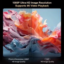 Touyinger X9 pro Mini 1080P Manual Focus Smart Projector 4K Android 13