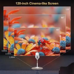Touyinger X9 pro Mini 1080P Manual Focus Smart Projector 4K Android 13