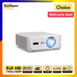 Top Query Full HD 1080P Projector 4K 1000ANSI Android WiFi Auto Focus 