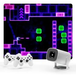 HONGTOP P30MAX Android 11 Gaming Projector Wireless Gaming Controller 