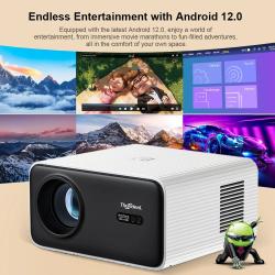 TD85SE 2K 4K Full HD 1080P Video Projector Android 12 Auto Focus Home 