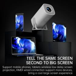 HONGTOP S40 Android 11 Mini Projector Support 4K 1080P 2.4G/5GWIFI BT5
