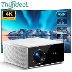 ThundeaL 2K 4K Full HD 1080P Projector TDA7W 2G 32G Android 13 WiFi 6 
