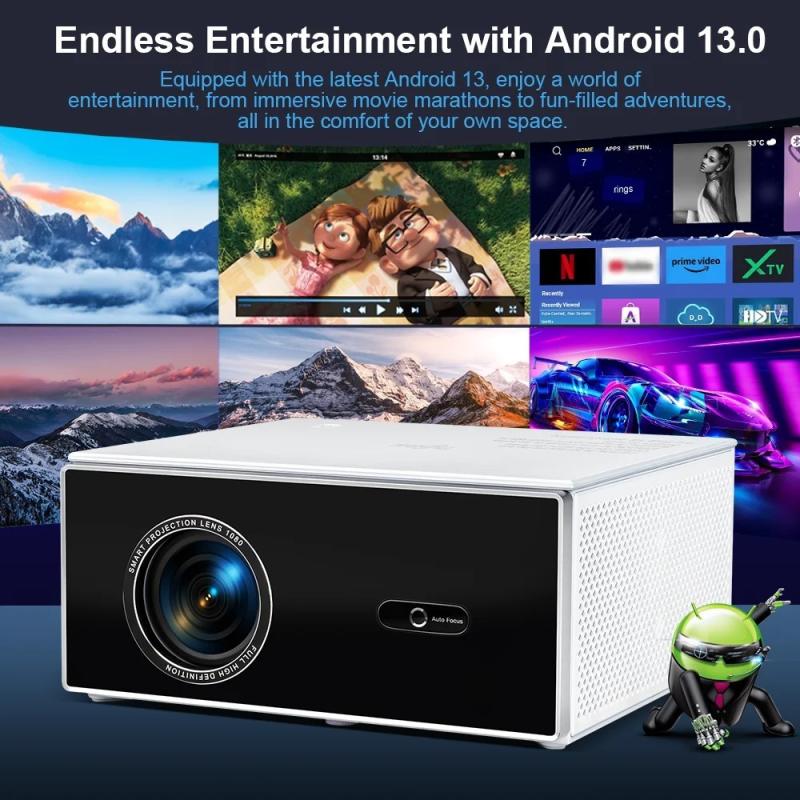 ThundeaL 2K 4K Full HD 1080P Projector TDA7W 2G 32G Android 13 WiFi 6 