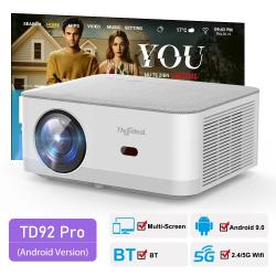 ThundeaL TD92Pro Mini Projector Full HD 1080P Projetor 5G WiFi Android