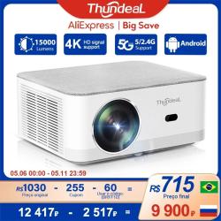 ThundeaL TD92Pro Mini Projector Full HD 1080P Projetor 5G WiFi Android