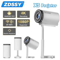 Mini 1080P Projector X5 Portable 4K video Supported Home Theater Video