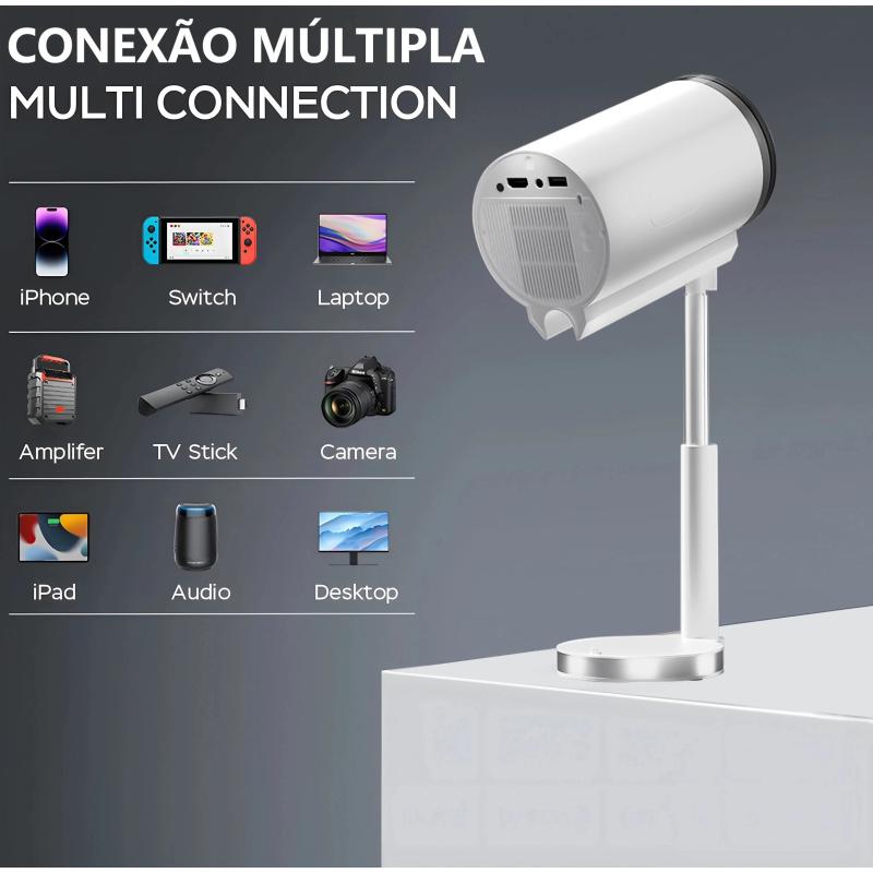 Mini 1080P Projector X5 Portable 4K video Supported Home Theater Video