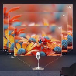 Mini 1080P Projector X5 Portable 4K video Supported Home Theater Video