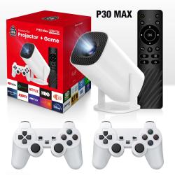 Android 11 Game Projector P30MAX Retro Video Game Consoles Dual WIFI B