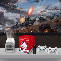 Android 11 Game Projector P30MAX Retro Video Game Consoles Dual WIFI B