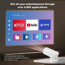 Android 11 Game Projector P30MAX Retro Video Game Consoles Dual WIFI B