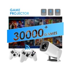 Android 11 Gaming Projector P30MAX 64GB TF Card Wireless Gaming Contro