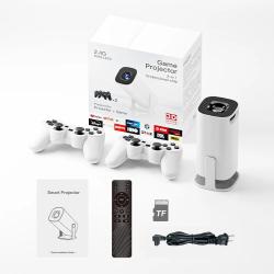 Android 11 Gaming Projector P30MAX 64GB TF Card Wireless Gaming Contro
