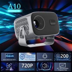 A10 Mini HD 4K Projector Home theater Projector Portable Android 11.0 