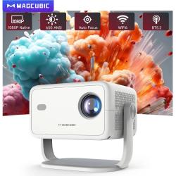 Magcubic 650ANSI L018 4K Native Portable Projector 1080P Auto Focus Ke