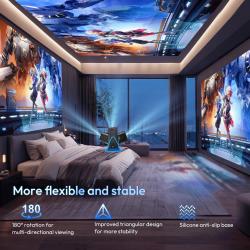 XGODY UHD Mini Portable Projector 4k LED 12000 Lumen Smart Built-in An