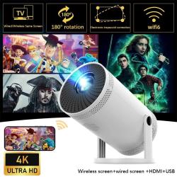 KaiAqua NEW Projector FY300 Mini Portable Video Android 11.0 WIFI 6 Mi