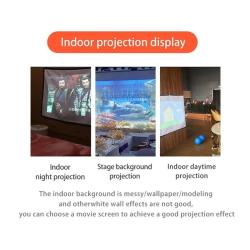 Foldable Anti-Crease Portable Projector Movies Screen Home Cinema Thea
