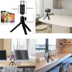 Desktop Projector Stand，Desktop Lazy Mobile Phone Holder Tripod Live S