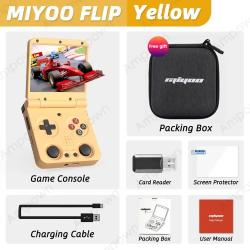 MIYOO Flip V2 Handheld Game Players 3.5''IPS Screen Linux System Onion