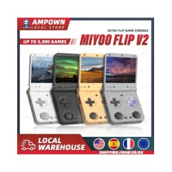 MIYOO Flip V2 Handheld Game Players 3.5''IPS Screen Linux System Onion
