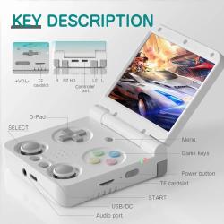 MIYOO Flip V2 Handheld Game Players 3.5''IPS Screen Linux System Onion
