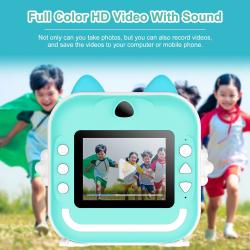 Kids Camera Instant Print Photo Label Thermal Printing Video Recording