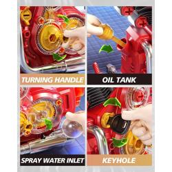 Engine Building Kit, Kids Mechanic Toys, STEM Engine Model Kit Toy wit