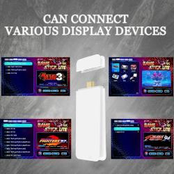 M8 4K Pro Game Stick Mini TV Handheld Game Console Wireless Gamepads V