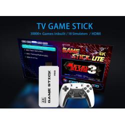 M8 4K Pro Game Stick Mini TV Handheld Game Console Wireless Gamepads V