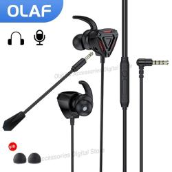 OLAF 3.5mm Wired Headphones Gaming Headset Bass Stereo Gamer Earphones