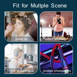 LED Photography Video Light Panel Lighting Photo Studio Lamp Kit With 