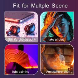 RGB Light Stick Wand With Tripod Stand Party Colorful LED Lamp Fill Li