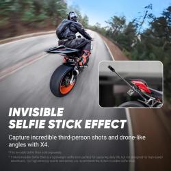 X4 Standard Bundle - Waterproof 8K 360 Action Camera, 4K Wide-Angle Vi