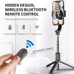 2025 Selfie Stick Tripod for Cell Phone, phone Stand Monopod with Wire