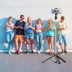 C13C13d Portable Selfie Stick Bluetooth Remote 360 Rotation Tripod Sta