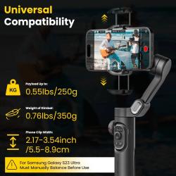 AOCHUAN Smart XE Combo Phone Gimbal Stabilizer with Extension Rod 3-Ax