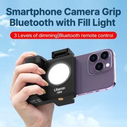 Ulanzi CG02 Smartphone Camera Grip Bluetooth with Fill Light CRI 95+ 1