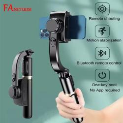 FANGTUOSI Mobile Video stabilizer Bluetooth selfie stick tripod Gimbal
