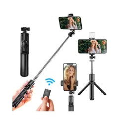 2025 new Selfie Stick Tripod Extendable Wireless Bluetooth Remote Port