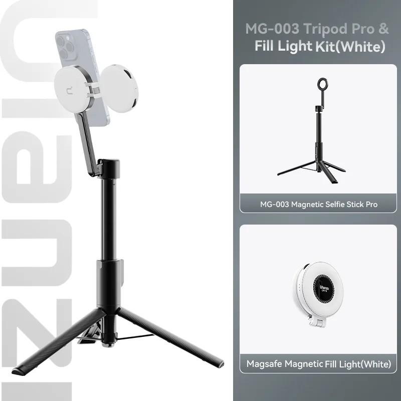Ulanzi MG-002 Magnetic Extendable Selfie Stick Tripod Holder Stand wit