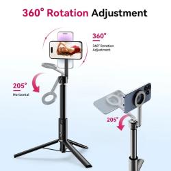 Ulanzi MG-002 Magnetic Extendable Selfie Stick Tripod Holder Stand wit